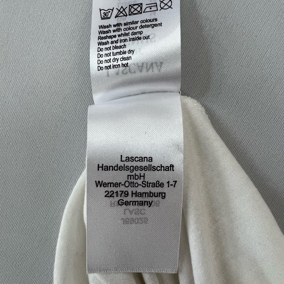 Lascana by Venus Ivory Cream Sleeveless Mini Dress - size 8 - Picture 6 of 8